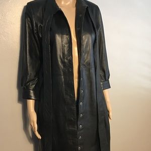 PAUCI Full Leather Trench Coat/Jacket